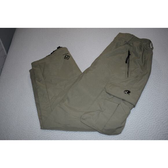 Rip Zone Ski Cargo Pants Snowboarding Mens Size Medium Tan - Picture 1 of 8